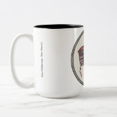 Mimbres Pottery Design Tweekleurige Koffiemok (Links)