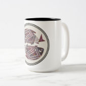 Mimbres Pottery Design Tweekleurige Koffiemok (Voorkant rechts)