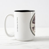 Mimbres Pottery Design Tweekleurige Koffiemok (Links)