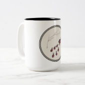 Mimbres Pottery Design Tweekleurige Koffiemok (Voorkant links)