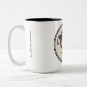 Mimbres Pottery Design Tweekleurige Koffiemok (Links)