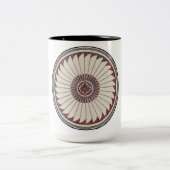 Mimbres Pottery Design Tweekleurige Koffiemok (Center)