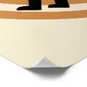 Mimbres Rabbit Art Poster (Hoek)