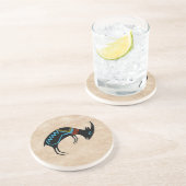 Mimbres Ram Zandsteen Onderzetter (Zijkant)