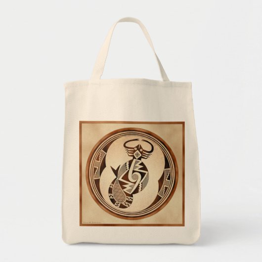 Mimbres Scorpion-Snake-Fish Tote Bag (Voorkant)