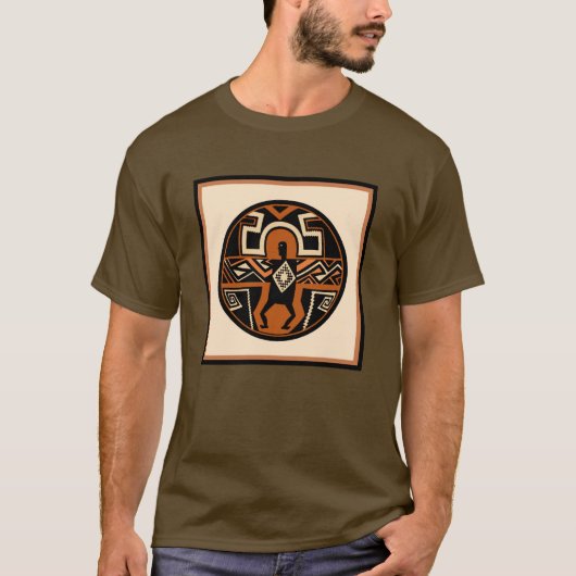 Mimbres Southwest Indian t shirt (Voorkant)