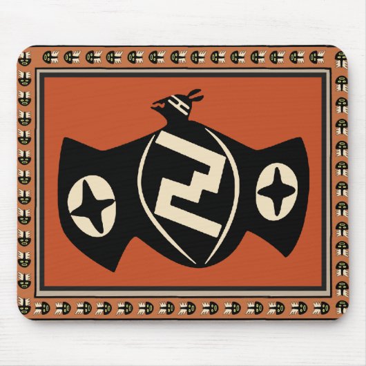 Mimbres stam vleermuis muismat (Voorkant)