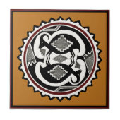 Mimbres Tribal Spirits Tegeltje (Voorkant)