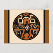 Mimbres Warrior Briefkaart (Voorkant)