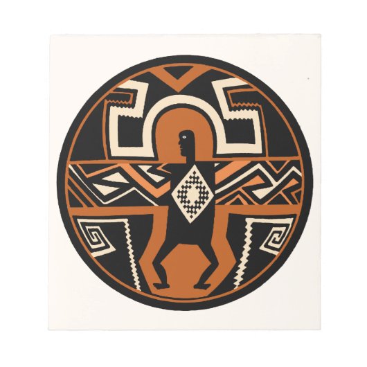 Mimbres Warrior Notitieblok (Voorkant)