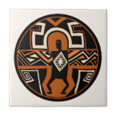 Mimbres Warrior Tegeltje (Voorkant)