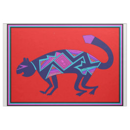 Mimbres Wild Cat Stof Ontwerp