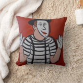 Mime 16 x 16 Square Pillow Kussen (Deken)