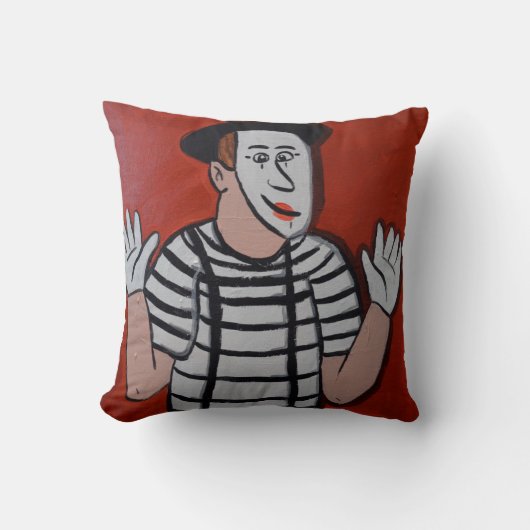 Mime 16 x 16 Square Pillow Kussen (Voorkant)