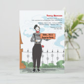 Mime Adore Invitation Kaart (Staand voorkant)