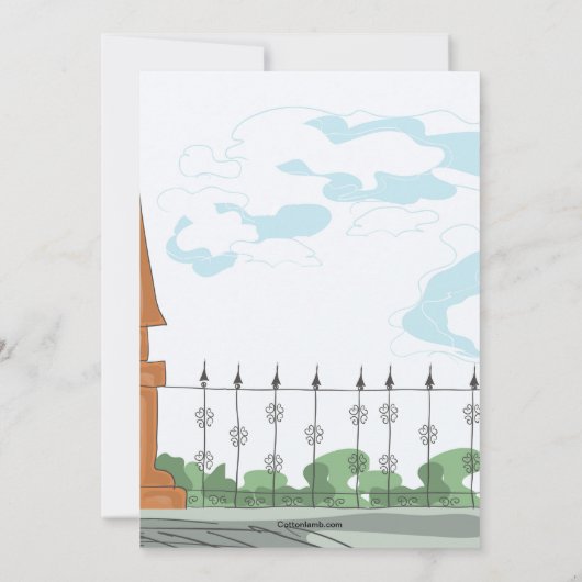 Mime Adore Invitation Kaart (Achterkant)