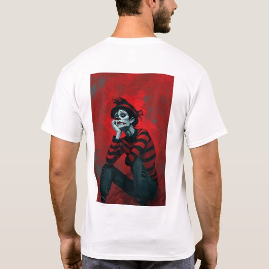 Mime Art Style T-shirt (Achterkant)