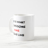 mime, geweldige koffiemok (Voorkant links)