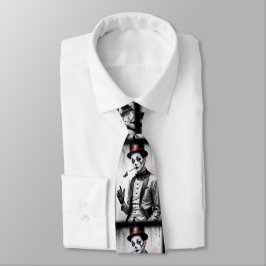 Mime grafisch ontwerp man stropdas