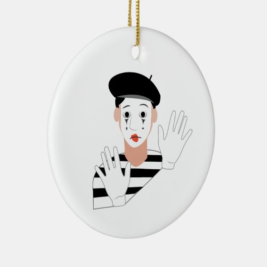 Mime Keramisch Ornament (Rechts)