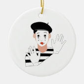 Mime Keramisch Ornament (Voorkant)