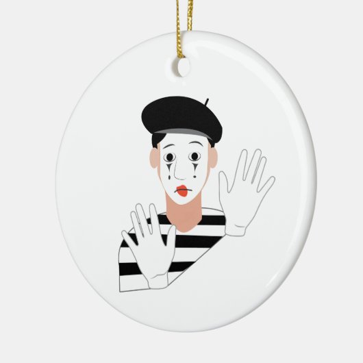 Mime Keramisch Ornament (Links)