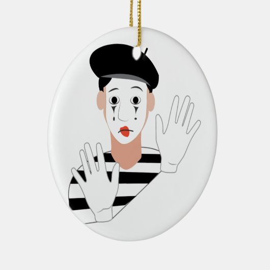 Mime Keramisch Ornament (Rechts)