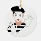 Mime Keramisch Ornament (Voorkant)
