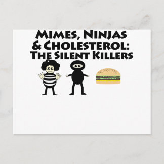 Mimes, Nijas en Cholesterol Briefkaart