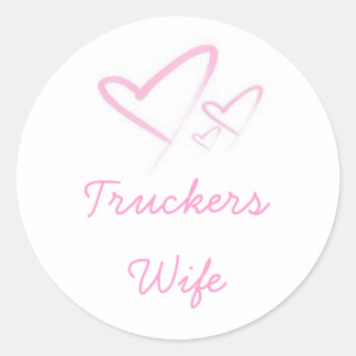 Mimg-ding, truckers, vrouw ronde sticker