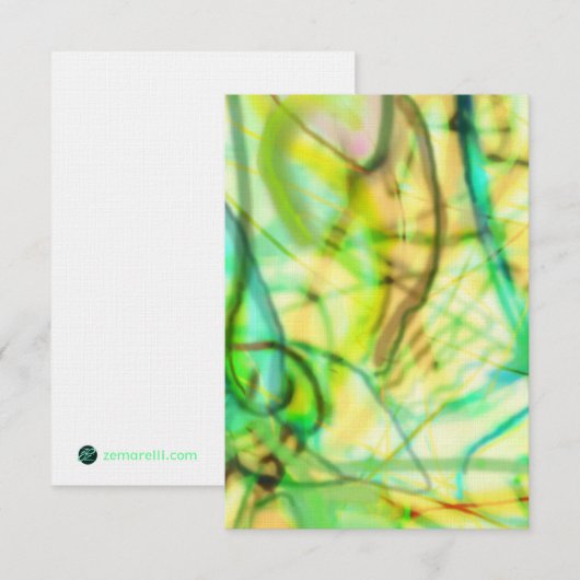 "Mimi 2" (detail) van Zemarelli, uitnodiging (Voorkant / Achterkant)