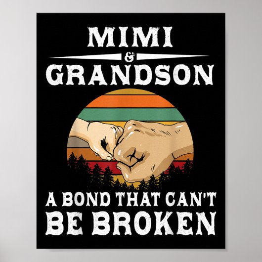 Mimi And Grandson A Bond That Can't Be Broken Poster (Voorkant)