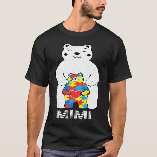 Mimi Bear Autism Awareness T-shirt (Voorkant)
