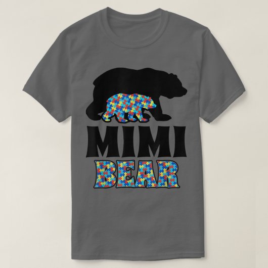 Mimi Beer Autisme Awareness T-shirt (Design voorkant)
