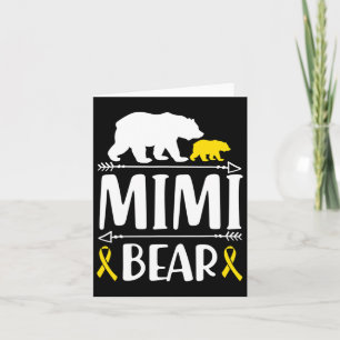 Mimi Beer Jeugd Kanker Awareness Gift Mam Van A Kaart