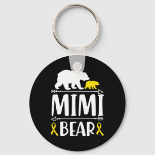 Mimi Beer Jeugd Kanker Awareness Gift Mam Van A Sleutelhanger