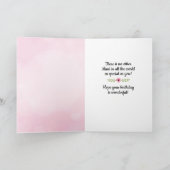 Mimi Birthday - Beste Mimi in de wereld met bloeme Kaart (Binnen)