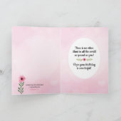 Mimi Birthday - Beste Mimi in de wereld met bloeme Kaart (Binnen)