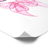 Mimi Birthday Girl Matching Coquette Nk Bow Poster (Hoek)