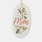 Mimi Bright Holly kerstfoto keramisch versierend Keramisch Ornament (Rechts)