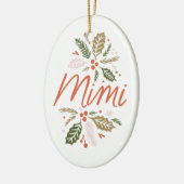 Mimi Bright Holly kerstfoto keramisch versierend Keramisch Ornament (Links)
