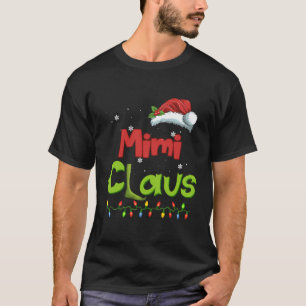 Mimi Claus Grappige Familie Santa Pyjama Kerstmis  T-shirt