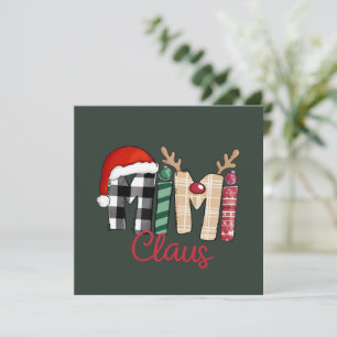 Mimi Claus Kerst Oma Cadeau Kerstmis  Feestdagenkaart