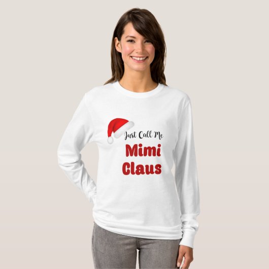 MiMi Claus Kerstmis T-shirt (Voorkant volledig)