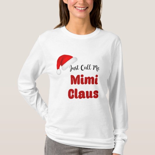 MiMi Claus Kerstmis T-shirt (Voorkant)