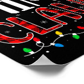 Mimi Claus Kerstverlichting Overeenkomend Familie  Poster (Hoek)