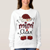 Mimi Claus Red Pset Grandma Gift Trui (Voorkant)
