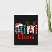 Mimi Claus Reindeer Christmas  Kaart (Voorkant)