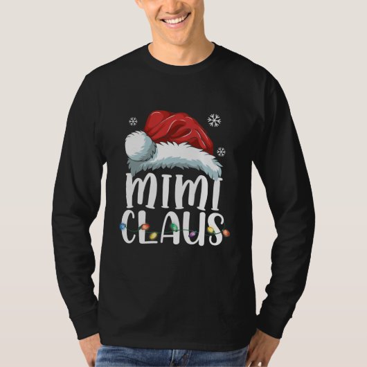 Mimi Claus Shirt Christmas Pajama Family Matching (Voorkant)