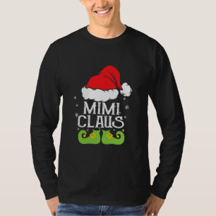 Mimi Claus-shirt familie matching Mimi Claus T-shirt